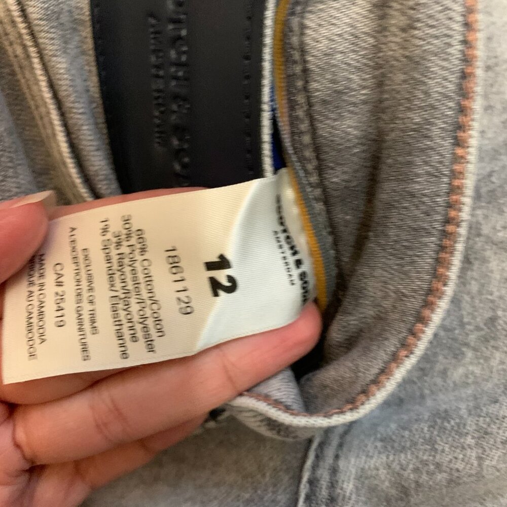 Scotch & Soda Gray Wash Straight Leg Jeans Size (12) 31/32 Worn Once - Picture 4 of 6